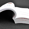 Broschüre (DIN A4, 2-seitig, Klebebindung) Broschüre Klebebindung offen